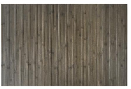 STOR PLANET | Tapis Bambou Cool, Tapis Naturel pour Salon, Chambre, Souris, Salle de Bain, Tapis Paillasson Intérieur. Tapis Long, Grand Format Jusqu'au 240cm | Gris, 50x140cm
