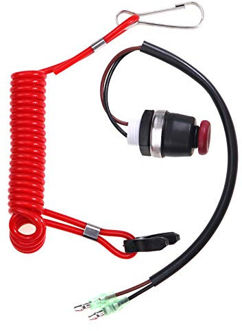 ZOOKOTO Cordon coupe-circuit pour moteur hors-bord et cordon de sécurité pour mercure marine