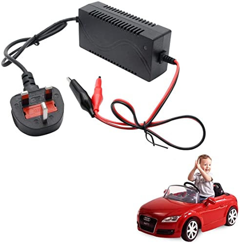 Toy Car Battery Charger, LanCo 6V 1A 5-10AH Mini Intelligent Sealed Lead Acid Battery Charger for Toy Car Motorbike Quad Bike, UK Plug
