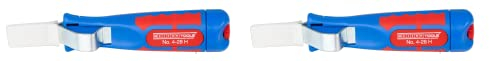 WEICON Tools Cable Knife No. 4-28 H Set of 2 | Stripping Range 4-28 mm | incl. Hook Blade
