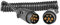AGRISHOP Rimorchio Cavo 7 Poli 2,5m, Spiral Estensione Cavo Rimorchio Impermeabile 12V con Presa 7 Pin per Camion Roulotte RV Auto