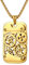 JewelryWe Schmuck Halskette Herren Retro Steampunk drehbare Zahnrad Dog Tag Erkennungsmarke Anhänger mit 60cm Kette Gravur Geschenk Gold