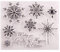 Fopytu Transparente Briefmarken Schneeflocken Weihnachtsflecken Klarstempel Stempel Silikon Scrapbooking Für Kartenherstellung Album Craft Decor