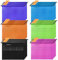 Toowood 24PCS A4 Suspension Files, PP Material Hanging Clip Fast Labor Folder Hanging Labor Clip (6 Colors)