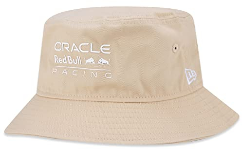 Red Bull Racing, Fischerhut der Saison 2023, Erwachsenengröße L, neutrale Pfirsichfarbe, offizieller Merchandise-Artikel, Pfirsich