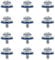 OTOTEC 12PCS Hard Drive Mounting Screws Compatible with HP 3.5 Inch HDD DC5800 DC7800 DC7900 6005 6200 6300 Z200 6000 8000 8100 8200 Isolation Grommet Mute Screws
