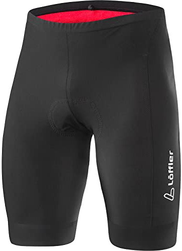 Löffler Herren Hotbond Radhose kurz, Black, 46