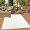 Teppich-Traum Moderner Outdoor Teppich wetterfest Terrasse Balkon Boho-Style hochwertig pflegeleicht Creme 120 x 170 cm