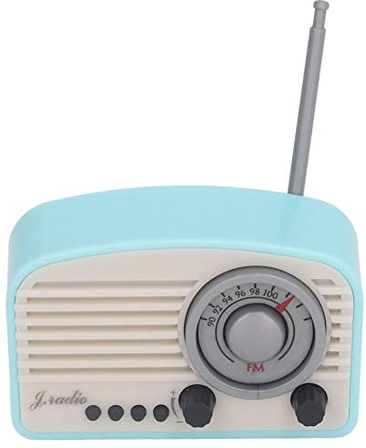 Radio Realistica per Casa delle Bambole Bellissimo Ornamento Modello di Mini Radio per Casa delle Bambole Realistica per Natale (#2)