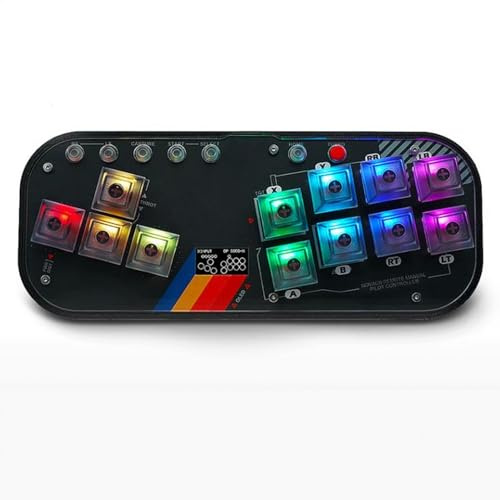 Arcade Stick für Fighting Box, Tastatur für Hitbox, Fighting Game Controller für SOCD Arcade Fight Stick für Mixbox, Mechanische Schaltertaste