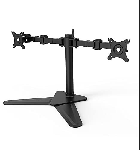 IBOWZ TV Standfuss Tisch-TV-Ständer, höhenverstellbarer Tisch-TV-Sockel mit Metallsockel, mit Kabelmanagement, passend für 17-30-Zoll-LED-Bildschirme