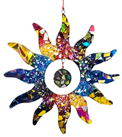 Sonnenfänger, Fenster Hängedeko, Suncatcher Sonne Bunt Hängendes Sonnenfänger, Garten Dekorativ, Ornamente Anhänger Wohnkultur Gemalte Anhänger Ornamente, Acryl Fensterbehang Für Den Innenhof Kreative