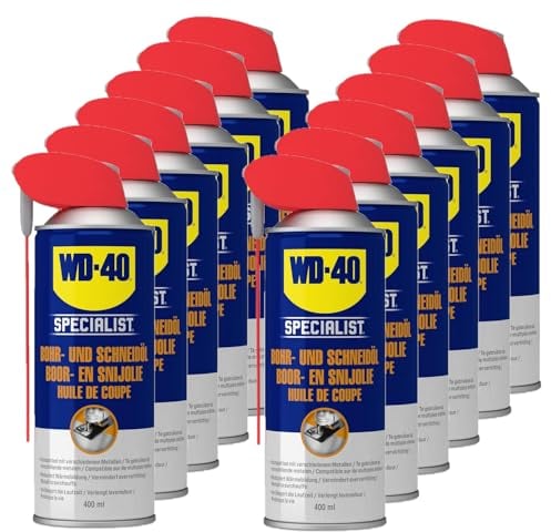 WD-40 Specialist Lubrifiant de perçage et de coupe 12 x 400 ml