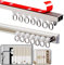 Selbstklebende Gardinenschienen Ohne Bohren Vorhangschienen, 50-400cm, for Decken/Wandmontage, inkl. Zubehör (Size : 3.3m(10.8ft))