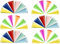 Papiertiger Dekoschultüten 12cm im Polybeutel Mini - Schultüte für festliche Dekoration, 36 bunte Mini Zuckertüten aus Glanzkarton, mit Krepppapierverschluss, ideal für den Schulanfang