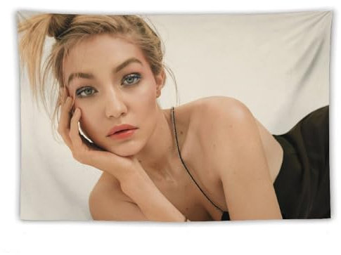 Gigi Hadid Poster, Modellposter, Wandkunstdrucke, Wandteppich, Geschenke, Foto, Bild, Malerei, Wandteppich, Raumdekoration, Heimdekoration, 101,6 x 152,4 cm