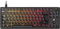 Corsair K70 Core TKL RGB Keyless Mechanical Gaming Keyboard - MLX Red v2 Linear Switches Pre-Lubricated - Double Layer Sound Attenuation - ABS Key Caps - AZERTY FR - Black
