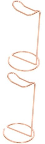 Cabilock 2pcs Gaming Headphone Stand Holder Desk Mount Hanger Stereo Headphone Stand Gold