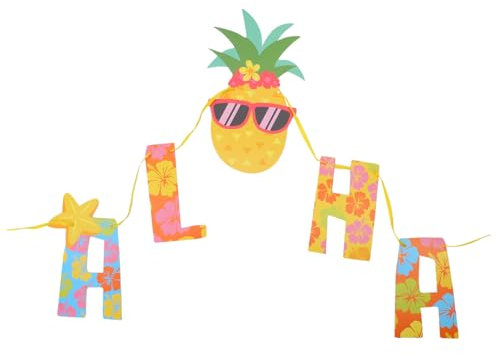 QUMIIRITY 1satz Hawaiianisches Banner Für Sommerparty-dekoration Tropisches Festzelt-accessoire Für Hochzeiten Und Aloha-feiern Aus Hochwertigem Material Für Unvergessliche Momente