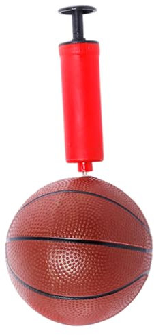 KOMBIUDA 1ensemble Mini Basketball Gonflable avec Pompe Jouet De Piscine pour Fête Et Activités Plein Air De Ballons Élastique