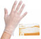 Venuscello 1000 x Medium Vinyl Disposable Gloves Clear - Powder Free & Latex Free – Strong & Durable Plastic Gloves for Food Prep, Tattoo, Hairdressing & Medical Use – Non-Sterile & Ambidextrous