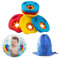 6PCS Manguitos Piscina para Niños, Espuma Eva Manguitos Discos, 2-6 años Piscina Discos Flotadores, Manguitos Dolphin, Flotador Bebe con Bolsa de Almacenamiento Portátil