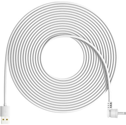 XINYIN Practical Weatherproof Power Charging Cable For NEST Cams Camera Models Indoor And Outdoor Use 5.2m/7.6m/10m Length