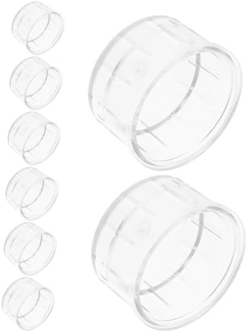 8Pcs Pc Bubble Tea Shaker Lid Replacement, Spillproof Cover | Tea and Cocktail Mixing, Compact Portable Cap, Café Service, Bartenders and Enthusiasts