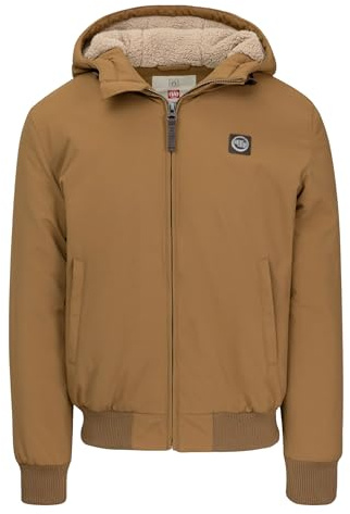 PITBULL - Winterjacke Herren mit Kapuze Elkwood III, Jacke Herren mit Reißverschluss, Bequeme Seitliche Taschen, Steppjacke, Herren Jacken Perfekt für Winter