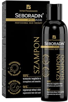 Seboradin Shampoo Weak Thin Hair, Anti-Aging Hair Therapy, 200 ml | Shampoo for Women, Hair Loss & Thinning, Perimenopausal Hair Care, Volume, Elasticity & Shine