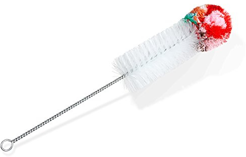 aquabook Flaschenbürste Bottle Brush XL 35 x 5 cm I Gläserbürste, Tassenbürste für Thermoskannen, Kaffeekannen, Becher
