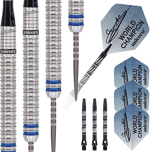 Unicorn World Champion Natural Gary Anderson Phase 3 Steel Dart, 90% Tungsten, 25g