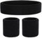 ONUPGO Schweißband Set Sportstirnband Handgelenk gestreifte Schweißbänder Frottee Sporttraining Basketball-Armband Stirnbänder Feuchtigkeitstransport Schweiß absorbierendes Stirnband