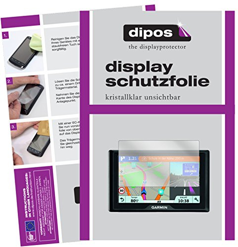dipos I 3x Screen Protector compatible with Garmin Drive 51 LMT-S Protection Films clear