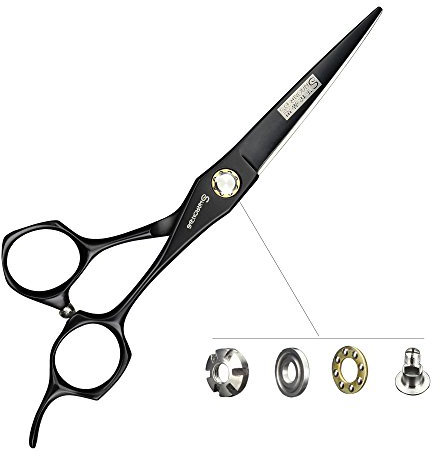 Schwarz Friseur Schere Professionelle Haar Schere Pure handgefertigt 6 Zoll