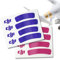DROHNENSTORE24.DE ...DER DROHNEN-GURU DJI Sticker 2er Set Aufkleber Pink & Blau Violett für DJI Phantom Serie 3 Standard Advanced Professional