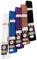 RONIN JIU JITSU BJJ Gi Gürtel - Brasilianischer Jiu Jitsu-Gürtel mit Poly/Baumwolle Stoff - Weiß, Blau, Lila - Perfekt für Training oder Wettkampf (Schwarz, A2)