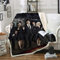NICHIYO The Vampire Diaries Decke, Cartoon- und Animations-Fleecedecke für Erwachsene und Kinder, 100 % Mikrofaser, für Schlafsofa und Sofa (10.130 x 150 cm)