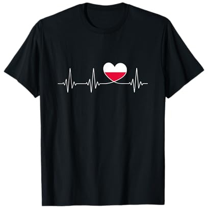 Polska Liebe als polnischer Patriot mit Herz Flagge Polen T-Shirt