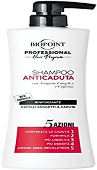 Biopoint Professional Hair Program Haarausfall-Shampoo mit Actigrow Complex und Koffein, für kräftiges und weiches Haar, 400 ml