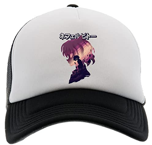 Enigmae Hunter X Hunter Killua Baseball Kappe Hut Unisex Männer Frauen Schaum Vorne Mesh Zurück Schwarz Cap Foam Front Mesh Back