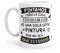 Puterful - Taza minimal con frase Pintamos toda la casa - Tazas originales para café - Resistente al microondas y lavavajillas