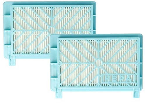 vhbw 2x filtre compatible avec Philips FC8613, FC8612, FC8612/02, FC8612/01, FC8611/02, FC8611/01, FC8613/01 aspirateur - Filtre HEPA