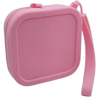 Maodom Pochette à Monnaie en Silicone,Petit Porte-Monnaie en Silicone - Changer Le Sac à Main de Stockage | Porte-Monnaie carré, Petit Sac pour Casque, Porte-Monnaie cosmétique Portable pour Carte de