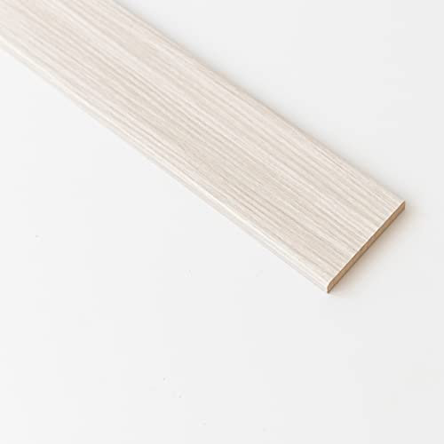 NEXTRADEITALIA CF da 10PZ COPRIFILO IN MDF ROVERE SBIANCATO R6 MM.10X70X2400