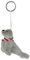 SCHIETWETTER Accessoire Schlüsselanhänger Robbe Bosse, Seehund Plüschtier, Schlüsselbund, Give-Away l-Grey OS