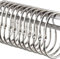 Lot de 26 anneaux de rideau de douche, ovales, en acier inoxydable, décoratifs, pour rideaux de douche et tringles à rideaux de douche, pour salle de bain