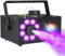 Hakuta Machine à fumée avec lumière stroboscopique colorée, 13 couleurs, 500W 2000CFM Machine à fumée de fête avec 2 télécommandes sans fil Convient pour les fêtes, l'Halloween et la scène DJ