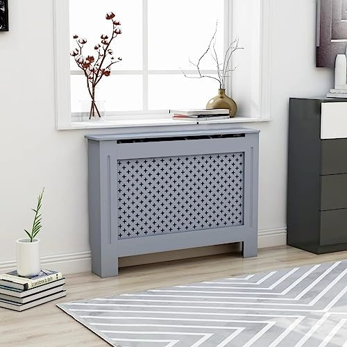 BOWEKAM Home & Garden-Radiator Cover Anthracite 112x19x81.5 cm MDF-Furniture Choice