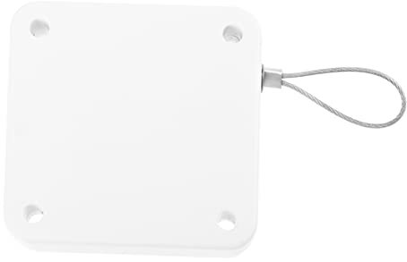 HOMSFOU 1 Pc ferme-porte automatique coup de poing serrures verrou sur le crochet de porte led leds ferme-porte simple et silencieux ferme-porte sans poinçon abdos blanche